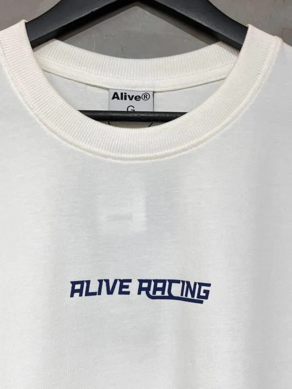 Camiseta Oversized Alive Racing Of White - Imagem 5