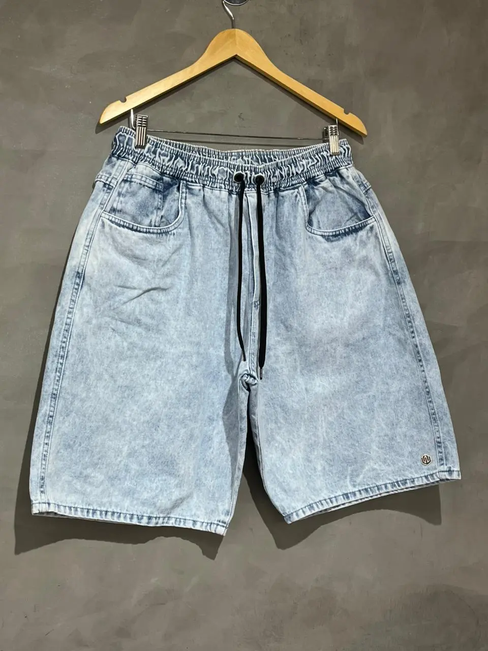 Bermuda Jeans John Roger Over Delave Marmorizada