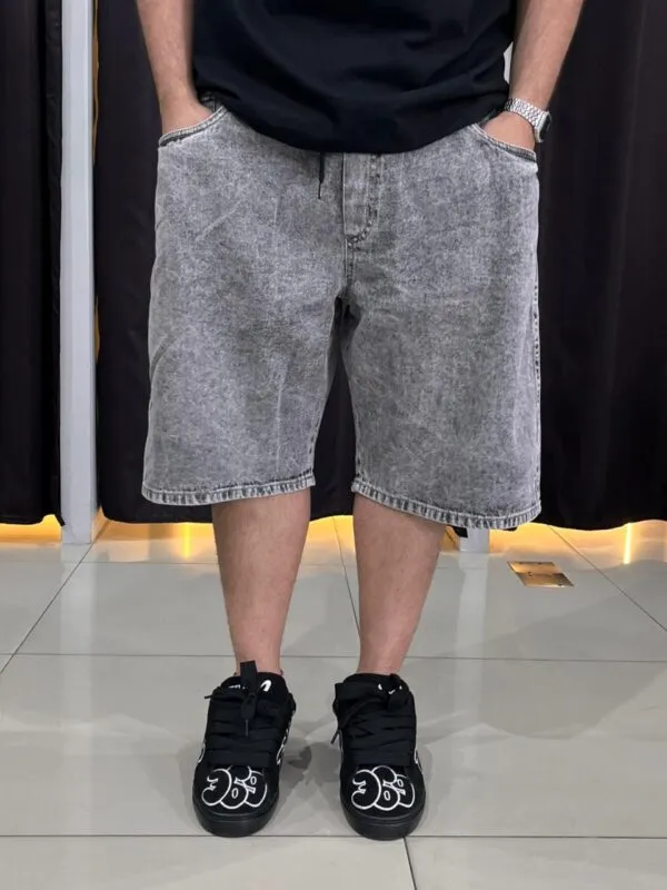 Bermuda Jeans John Roger Over Black Marmorizada - Imagem 8