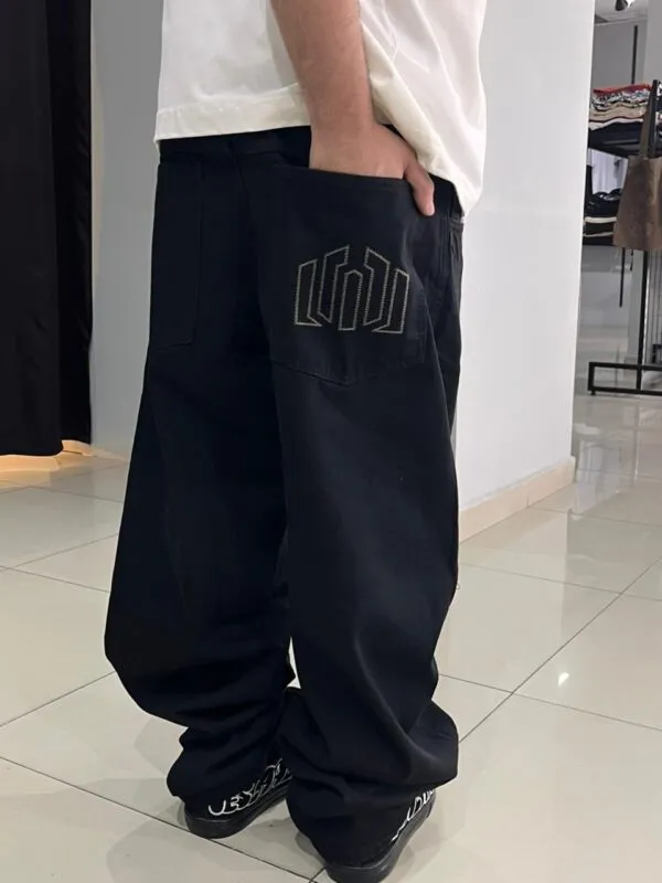 Calça Baggy Jeans John Roger Preto - Imagem 4