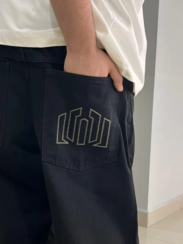 Calça Baggy Jeans John Roger Preto - Imagem 6