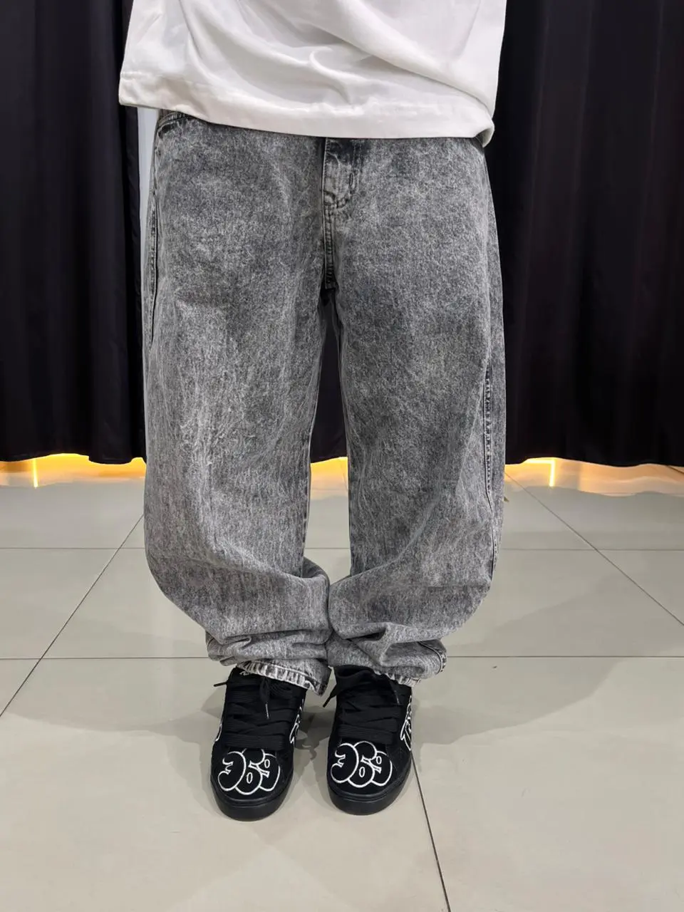 Calça Baggy Jeans John Roger Delave Marmorizado - Imagem 2
