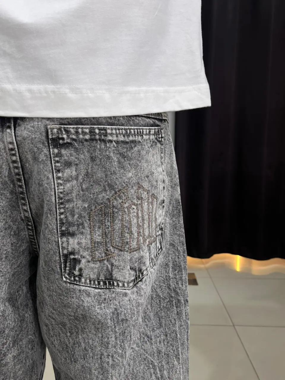 Calça Baggy Jeans John Roger Delave Marmorizado - Imagem 3