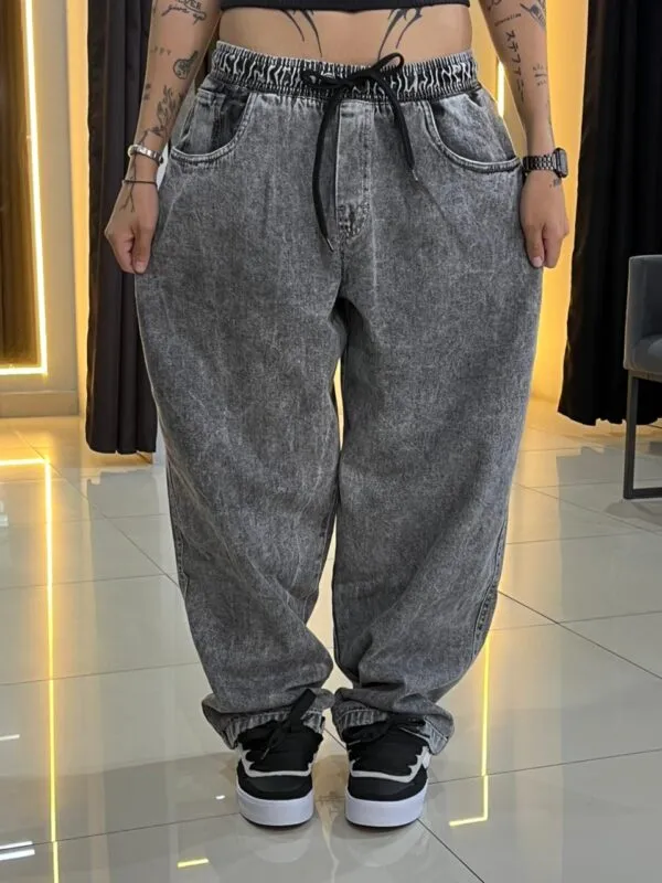 Calça Baggy John Roger Black  Marmorizada - Imagem 5