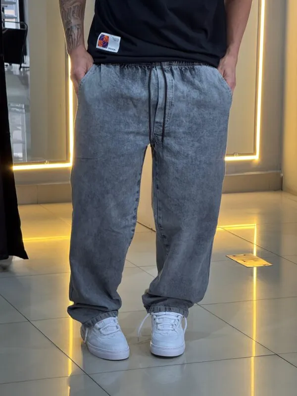 Calça Baggy Jeans Stoned Mescla Loko - Imagem 3
