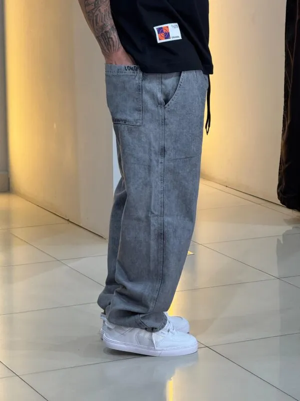 Calça Baggy Jeans Stoned Mescla Loko - Imagem 5