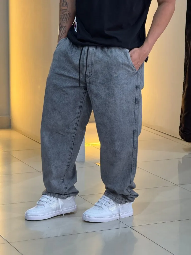 calca baggy loko jeans stoned mescla 4