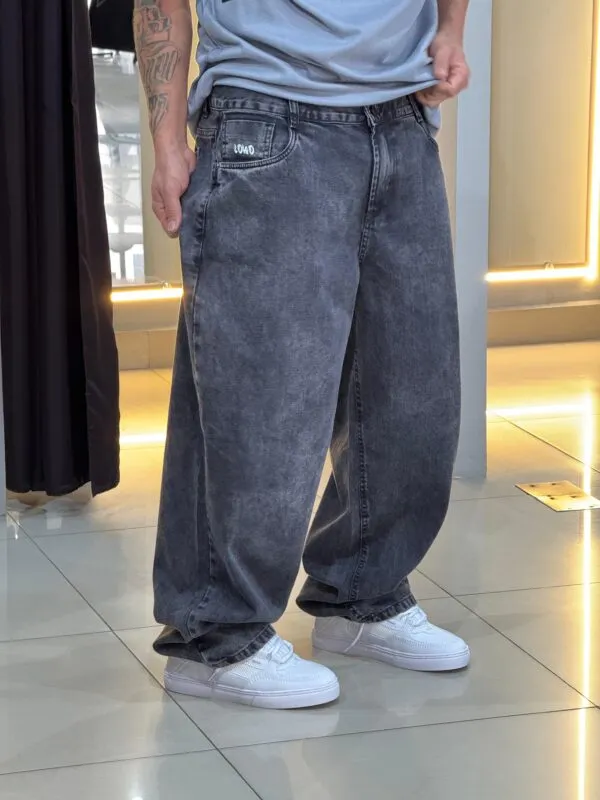 Calça Extra Big Loko Estonado Escuro - Imagem 6
