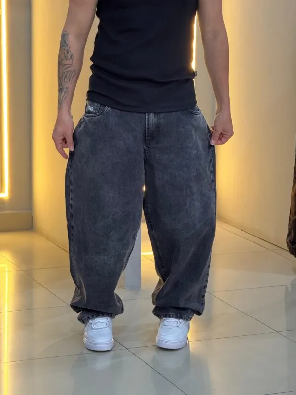 Calça Extra Big Loko Estonado Escuro - Imagem 3