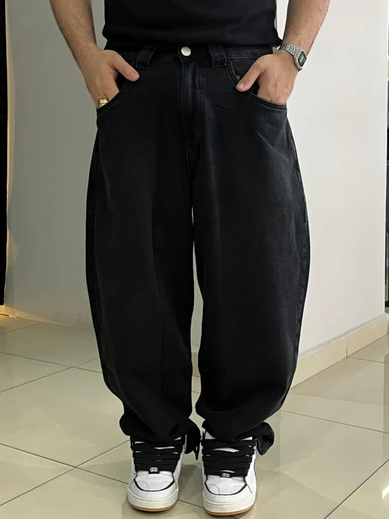 calca orange jeans black stone denin 6