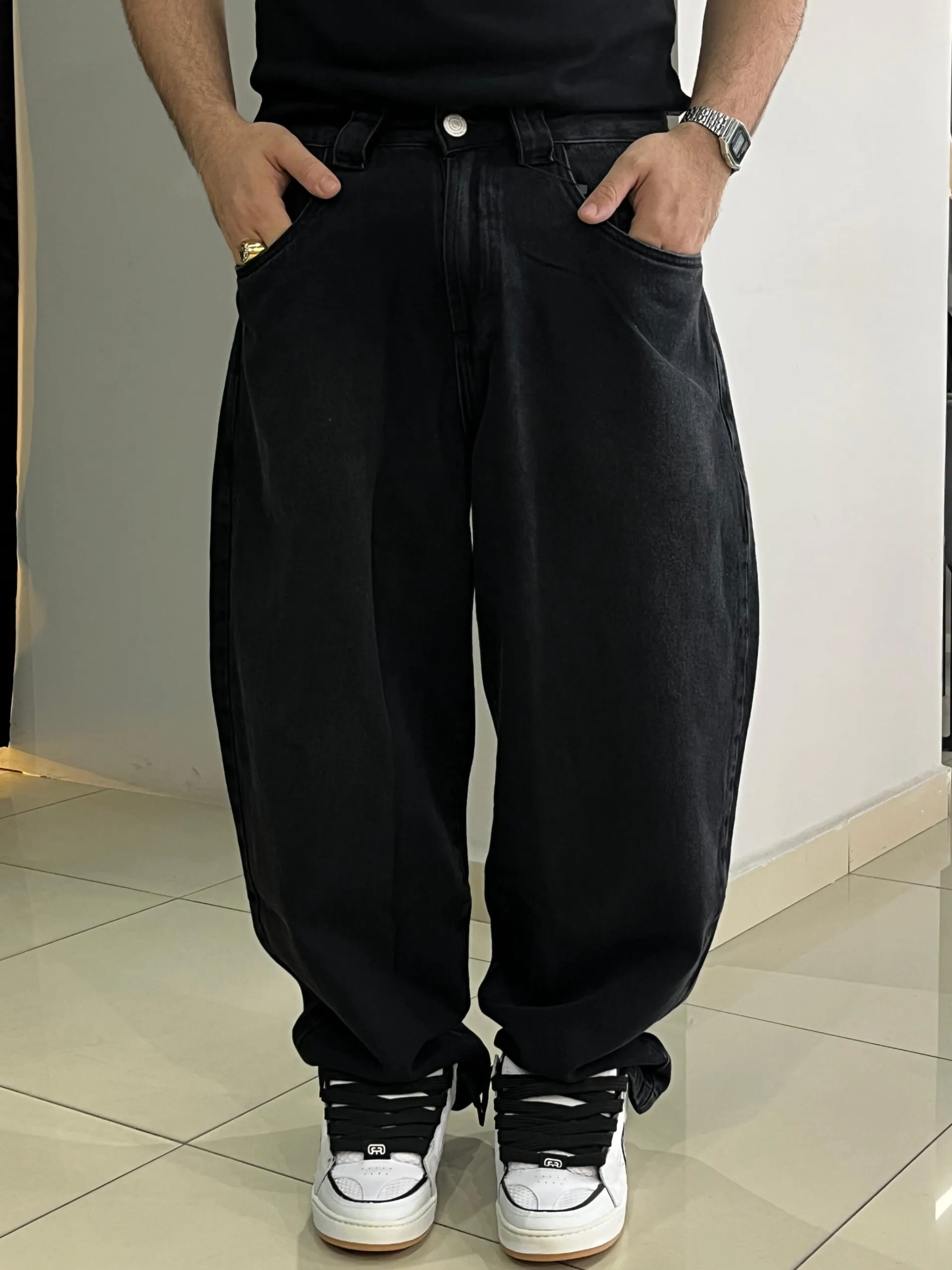 Calça Orange Jeans Black Stone Denin