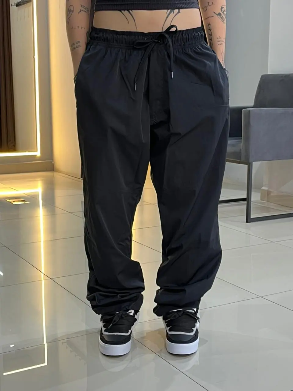 Calça Trainer Tactel John Roger Preto - Imagem 7