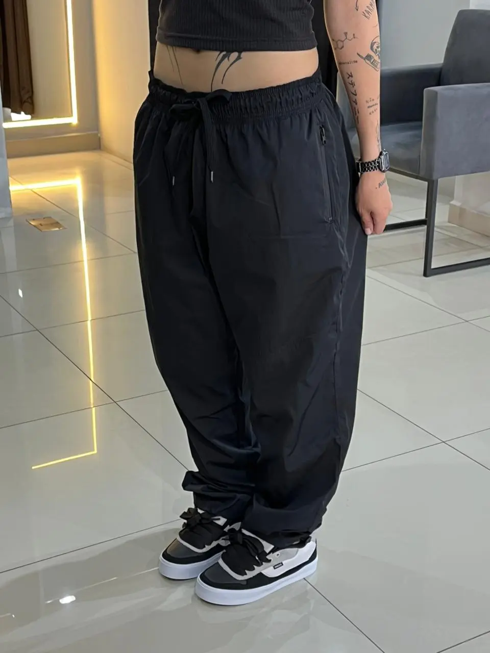 Calça Trainer Tactel John Roger Preto - Imagem 6