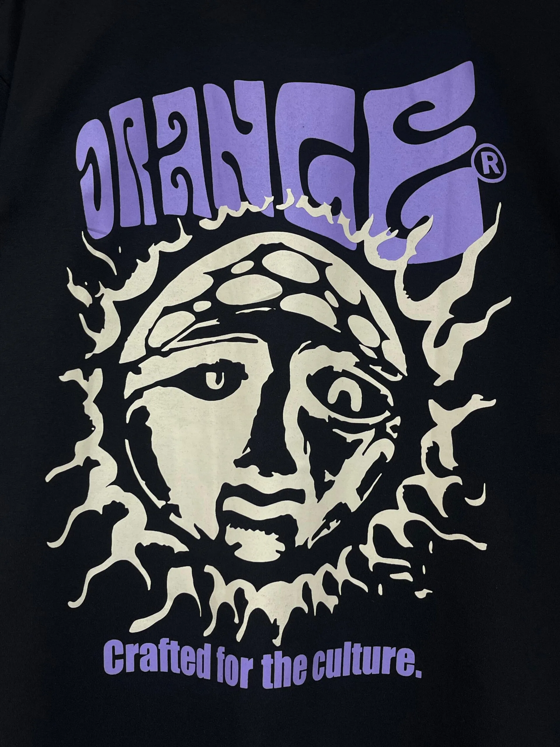 Camiseta Crafted Orange Sun Preto - Imagem 4