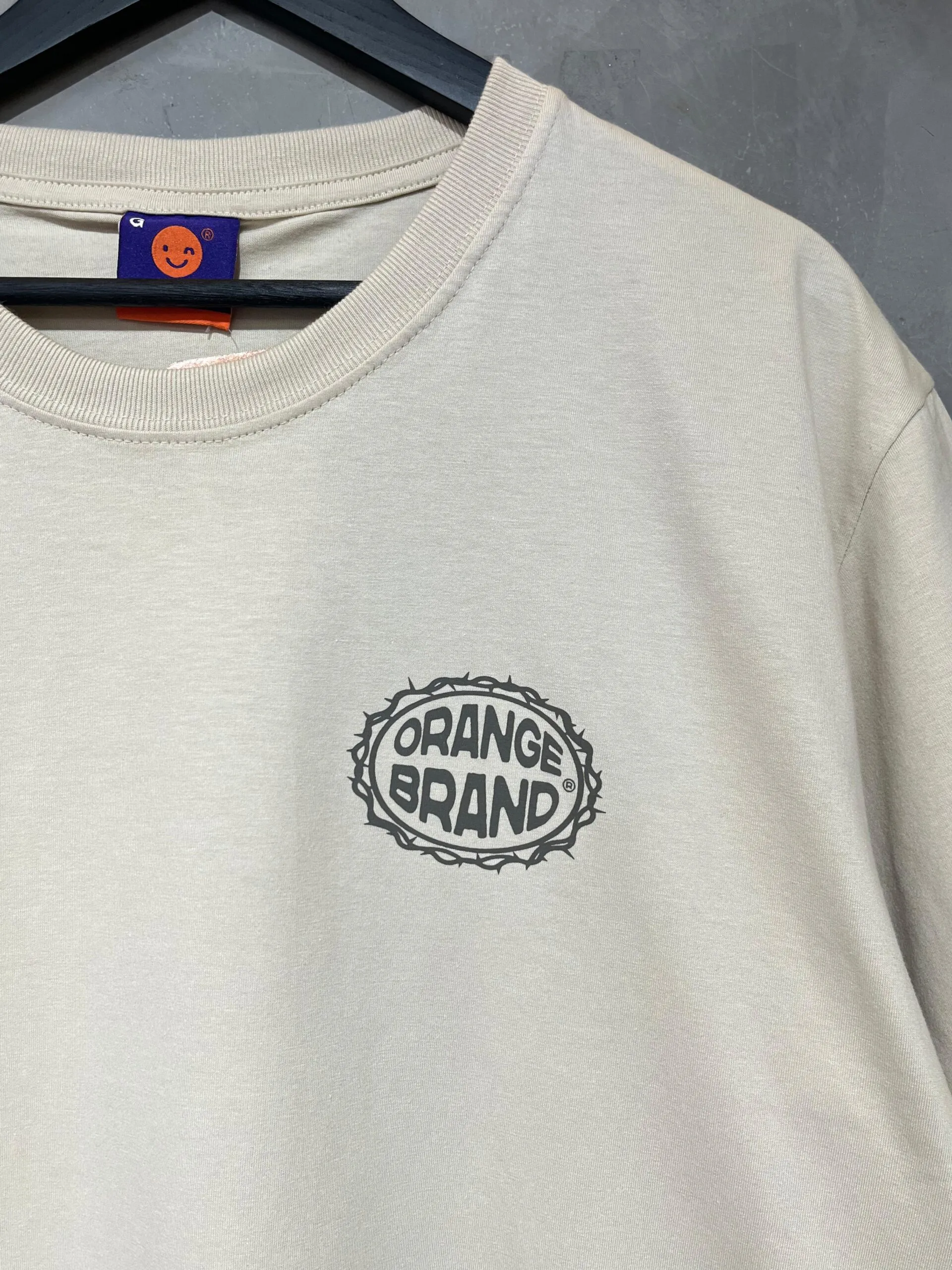 Camiseta Crafted Orange Worker Bege - Imagem 6