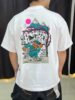 Camiseta Hocks Over Corre Branco