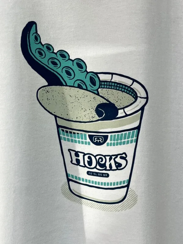 Camiseta Hocks Polvo Branco - Imagem 3