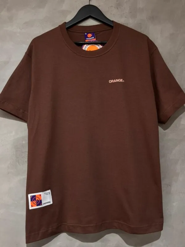 Camiseta Orange Classic Smile Marrom - Imagem 4