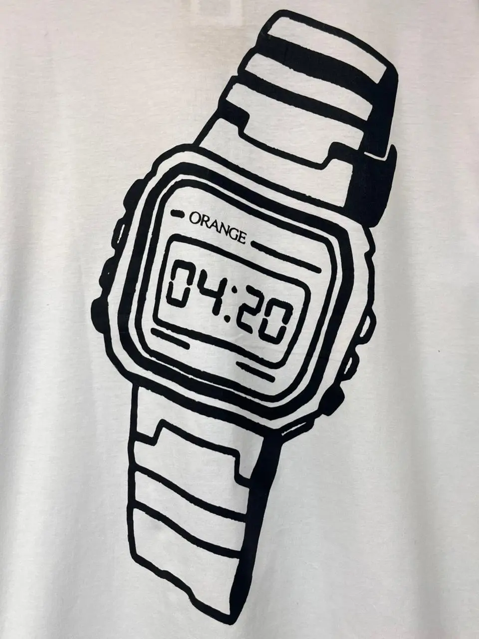 Camiseta Orange Watch Branco - Imagem 5