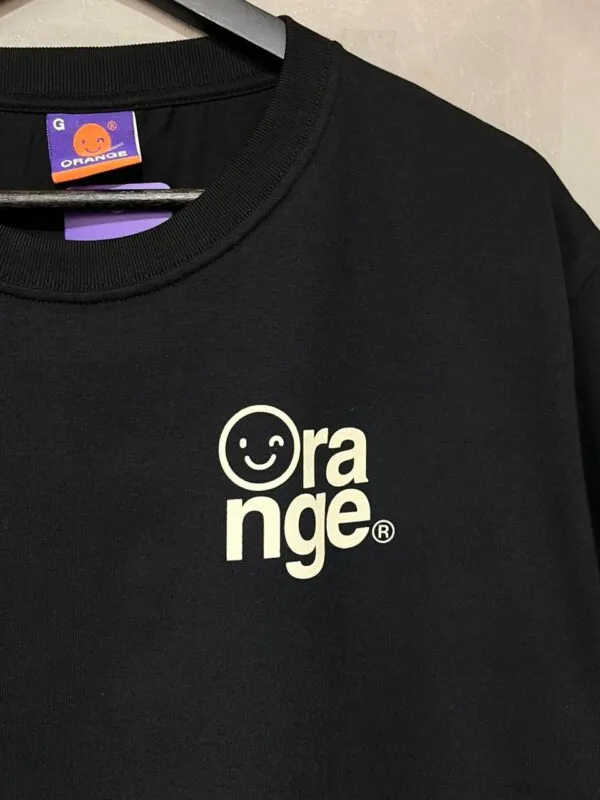 Camiseta Orange Yin-Yang Preto - Imagem 3