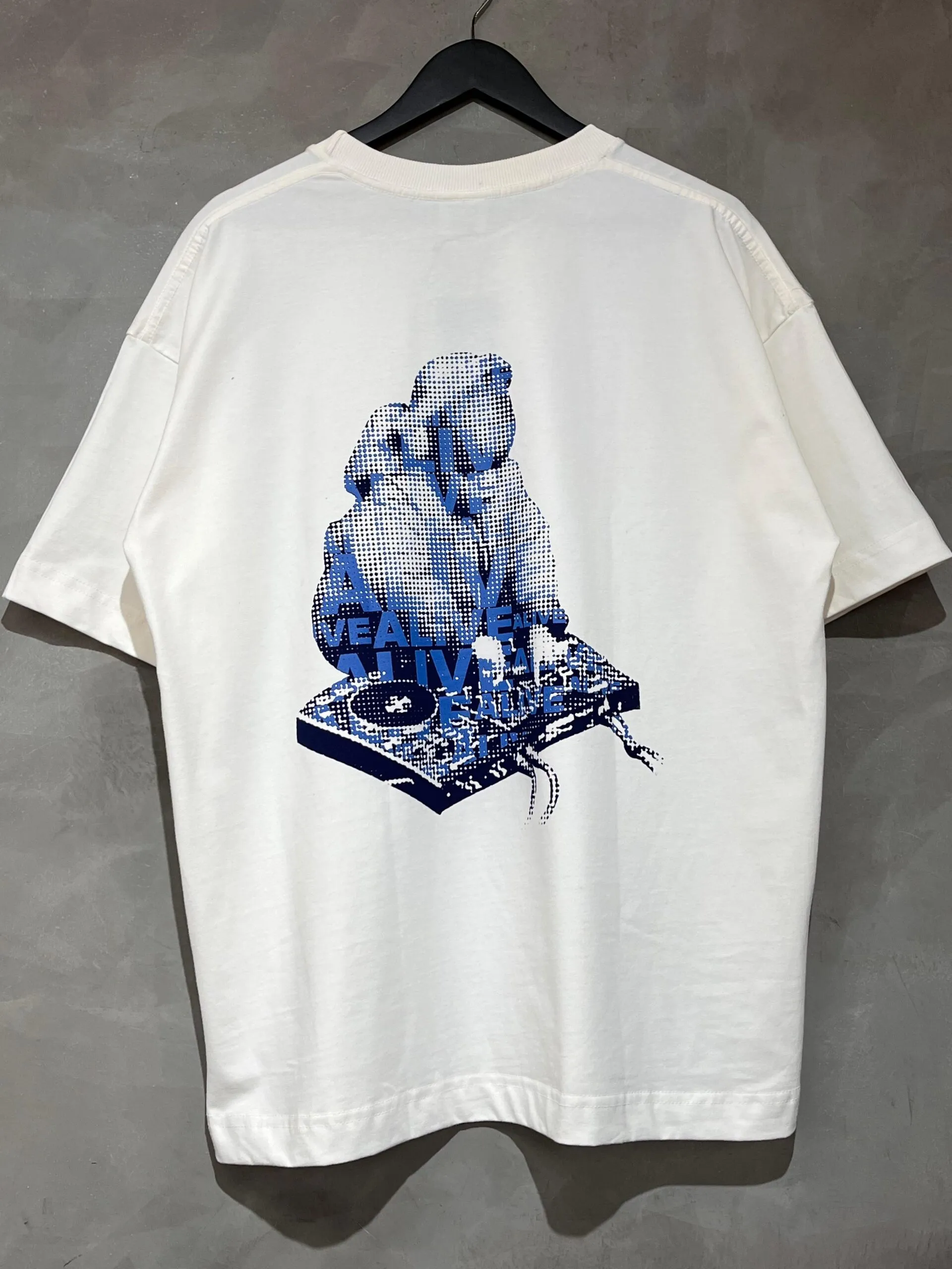 Camiseta Oversized Alive Kid Off White