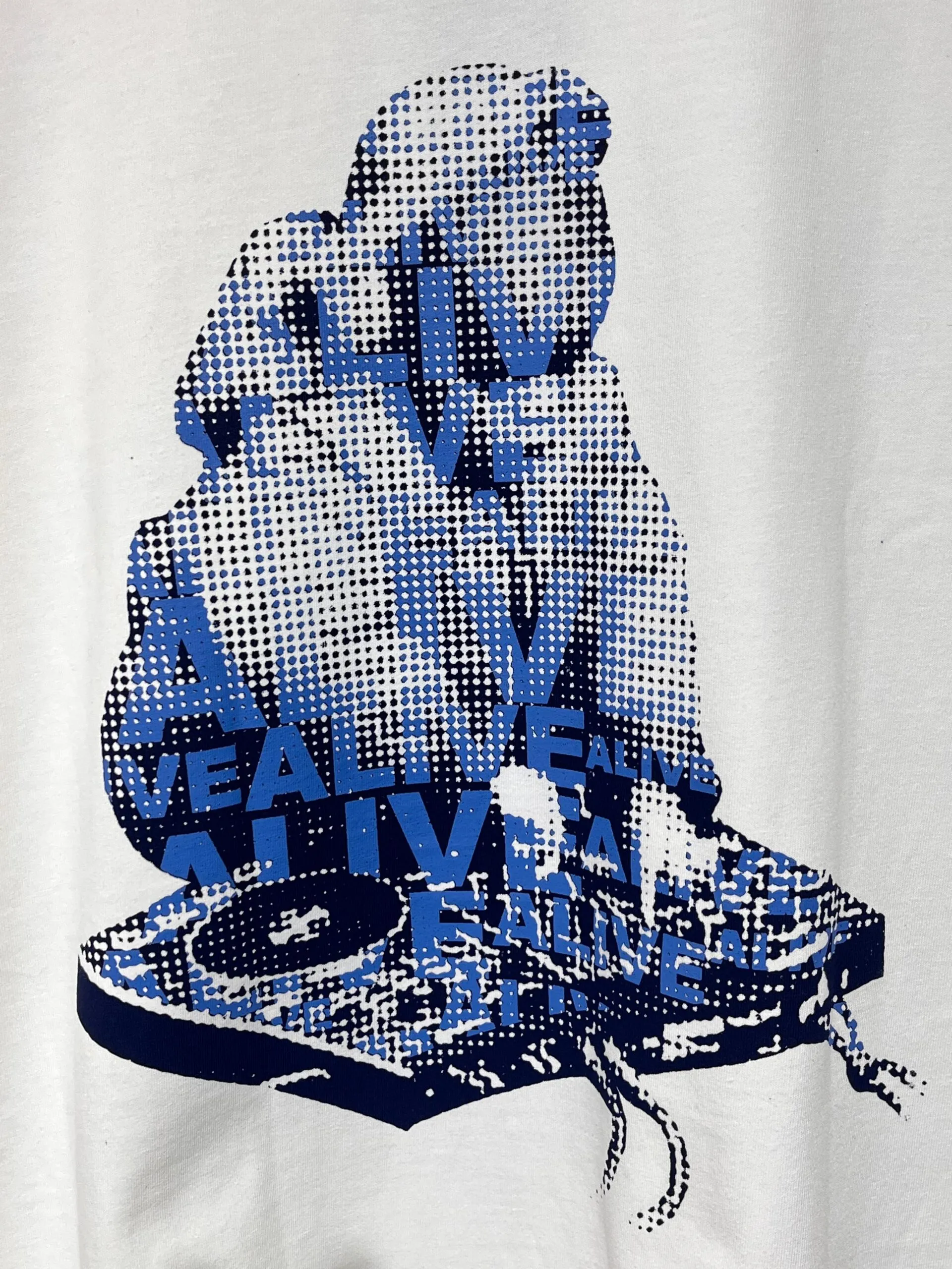 Camiseta Oversized Alive Kid Off White - Imagem 4