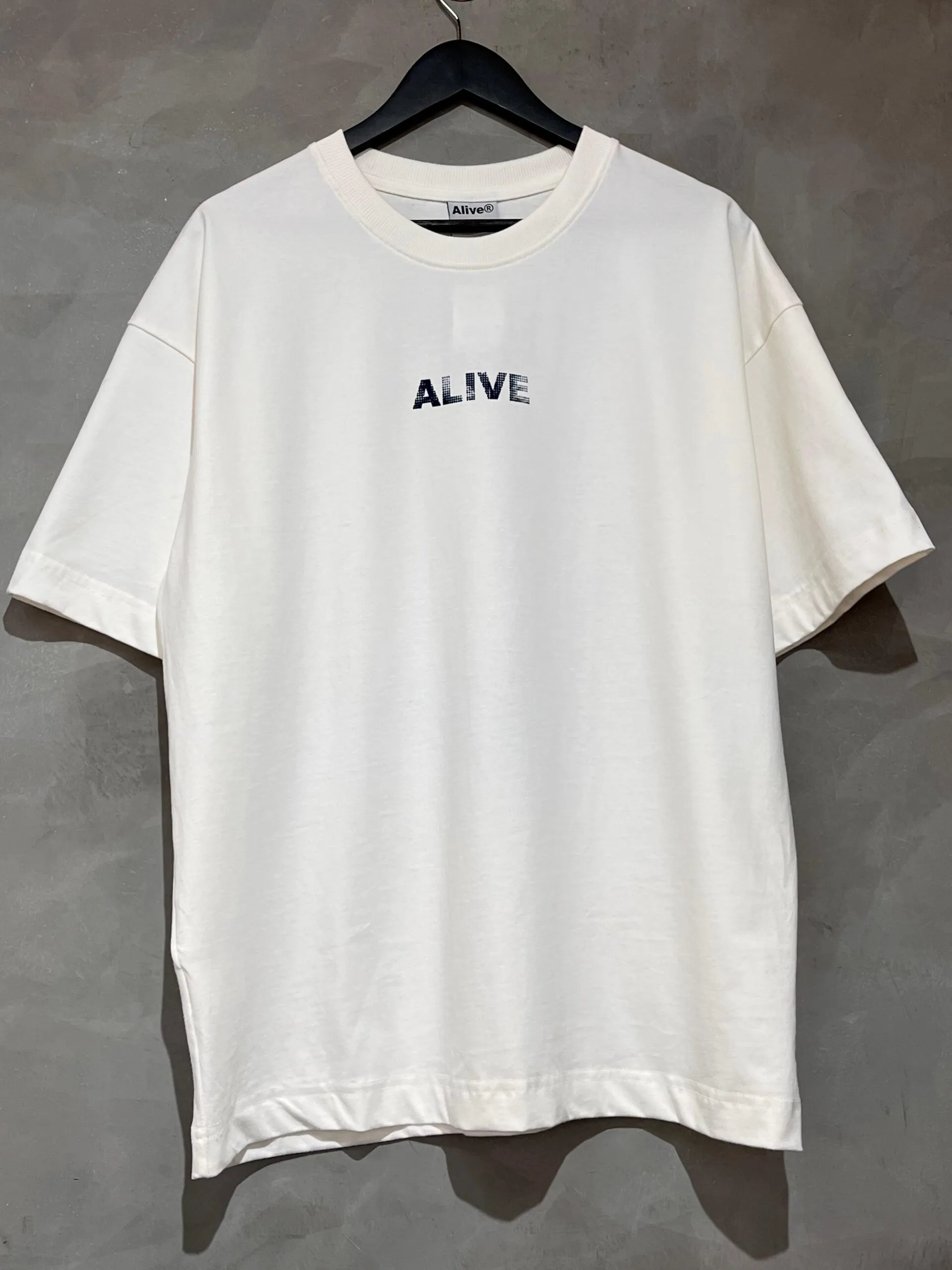 Camiseta Oversized Alive Kid Off White - Imagem 2