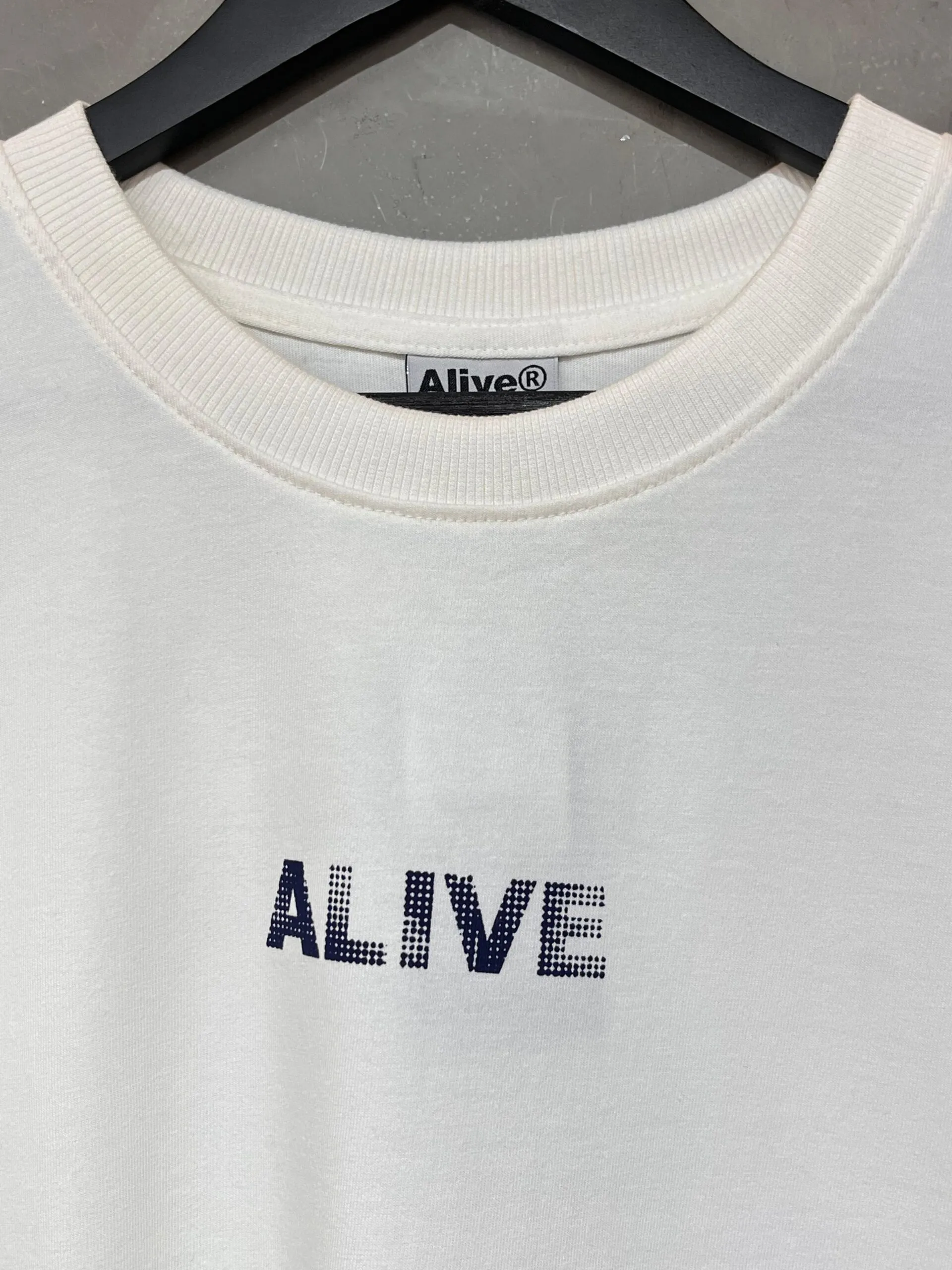 Camiseta Oversized Alive Kid Off White - Imagem 3