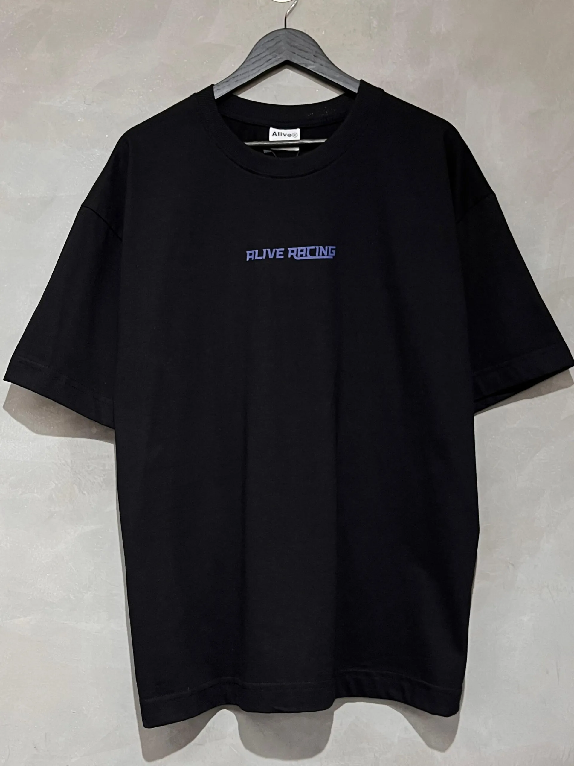 Camiseta Oversized Alive Racing Preto - Imagem 3
