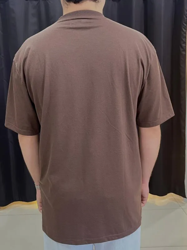 Camiseta Oversized Basic Marrom - Imagem 6
