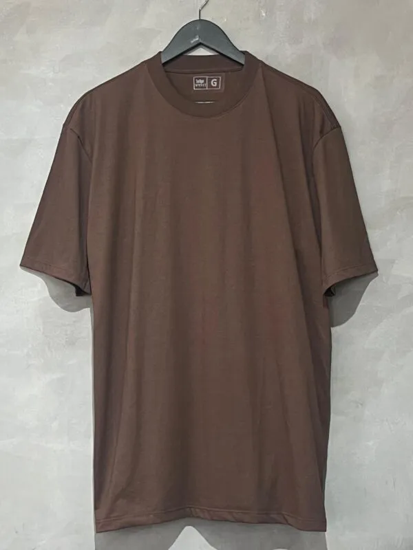Camiseta Oversized Basic Marrom - Imagem 2