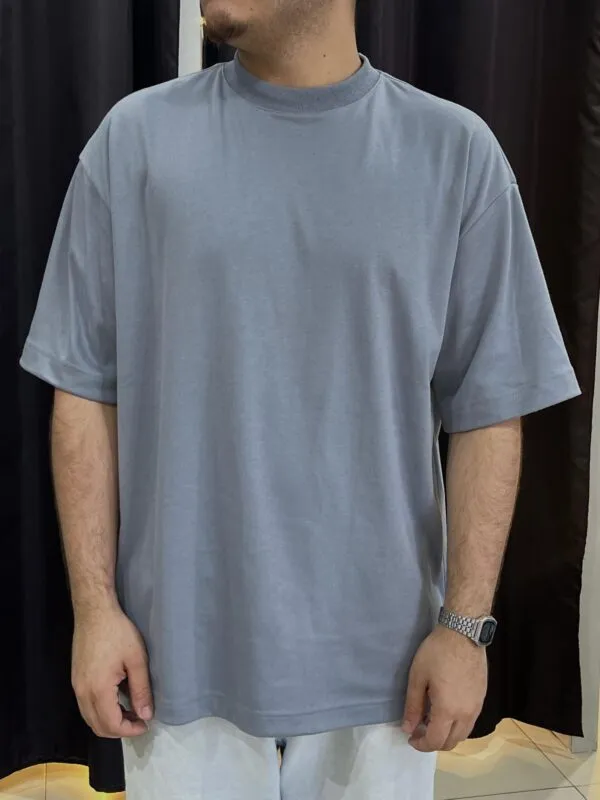 Camiseta Oversized Malhão Basic Cinza - Imagem 2