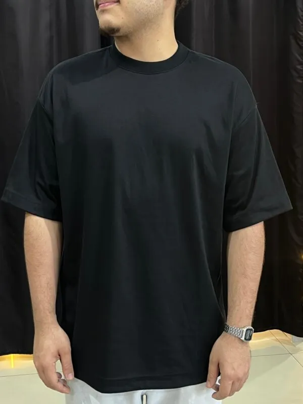 Camiseta Oversized Malhão Basic Preta - Imagem 2