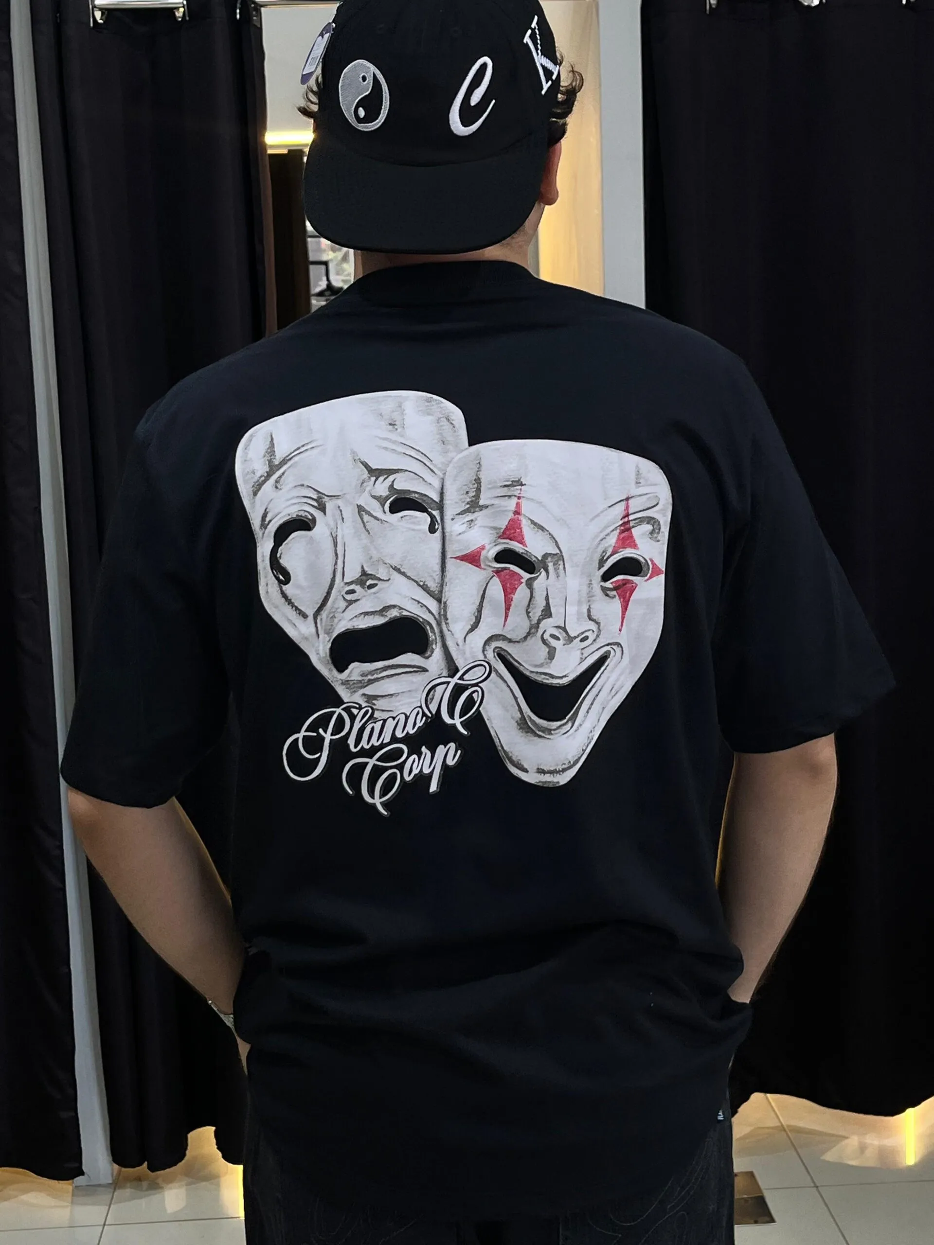 Camiseta Plano C. Masks Preto - Imagem 6