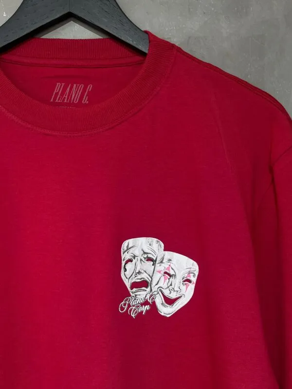Camiseta Plano C. Masks Vermelho - Imagem 3