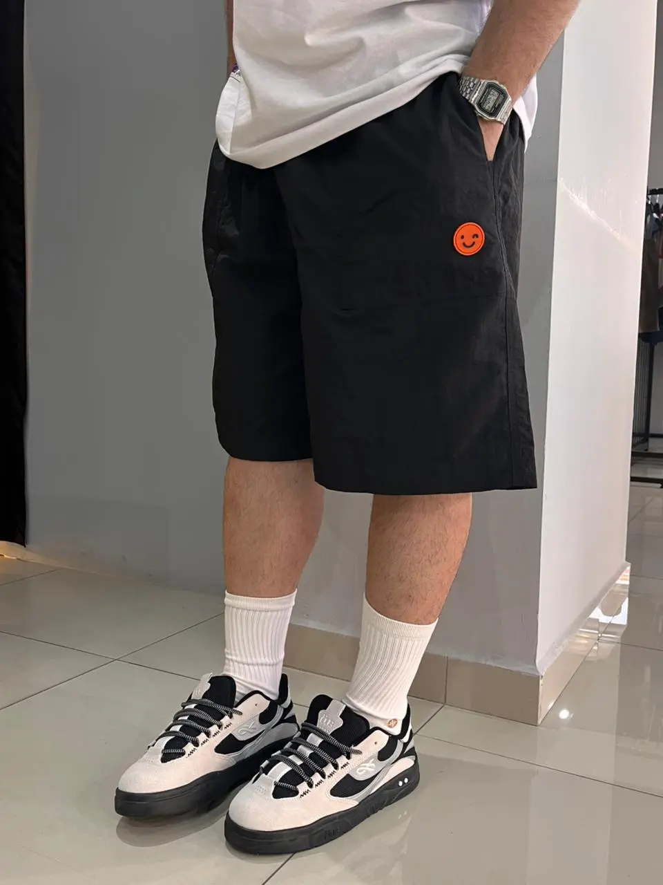 Short Elástico Orange Everyday Preto - Imagem 4