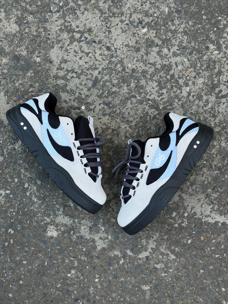 Tenis Ous Fluente Gtx Cinza Preto - Imagem 8