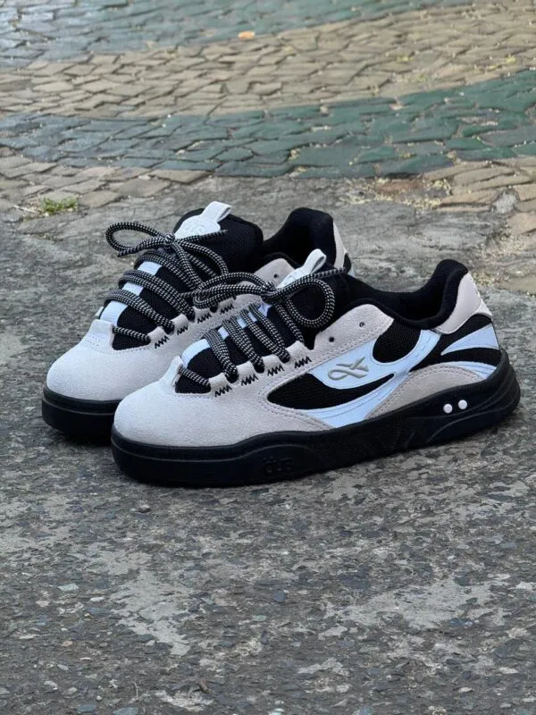 Tenis Ous Fluente Gtx Cinza Preto - Imagem 12