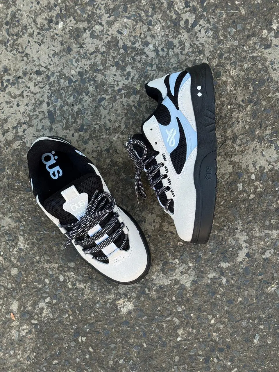 Tenis Ous Fluente Gtx Cinza Preto - Imagem 3