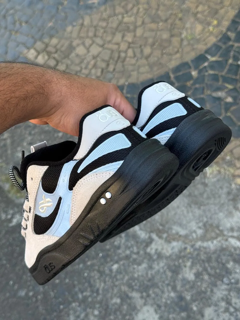 Tenis Ous Fluente Gtx Cinza Preto - Imagem 5