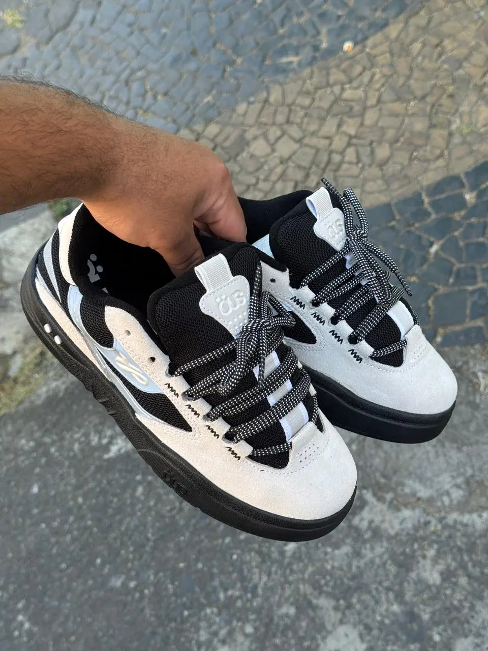 Tenis Ous Fluente Gtx Cinza Preto - Imagem 9