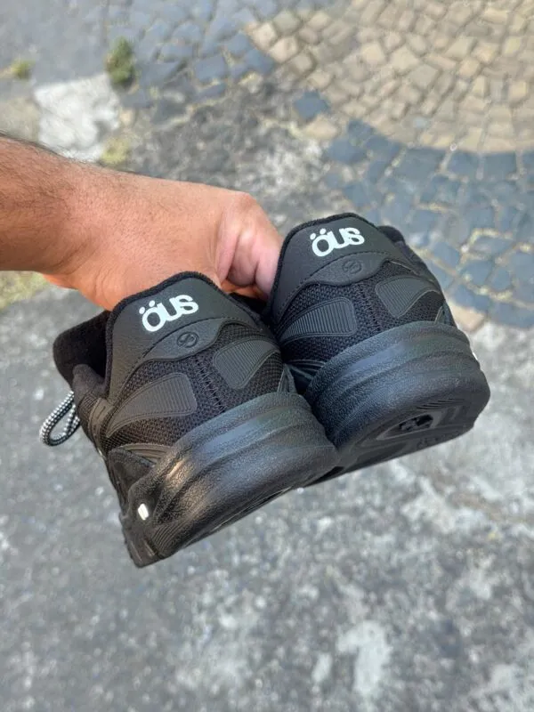 Tenis OUS Fluente GTX Preto Branco Preto - Imagem 7