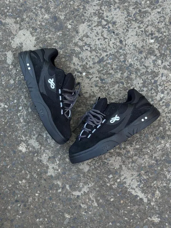 Tenis OUS Fluente GTX Preto Branco Preto - Imagem 3