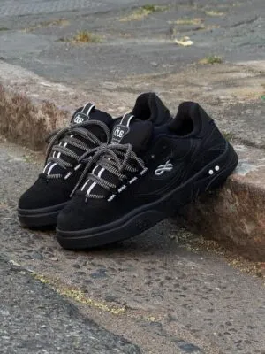 Tenis OUS Fluente GTX Preto Branco Preto