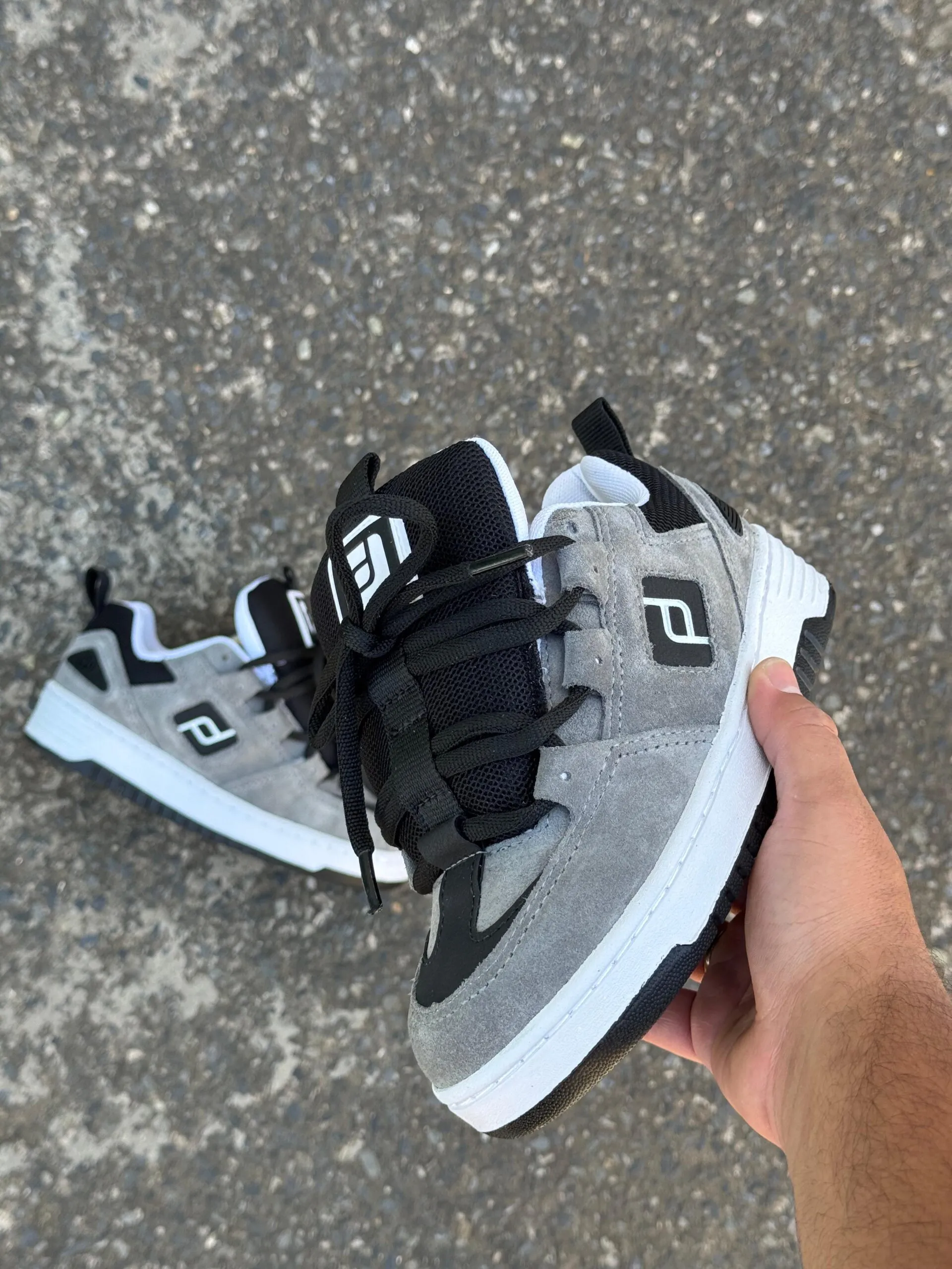 Tenis Freeday Spin Cinza Preto - Imagem 2