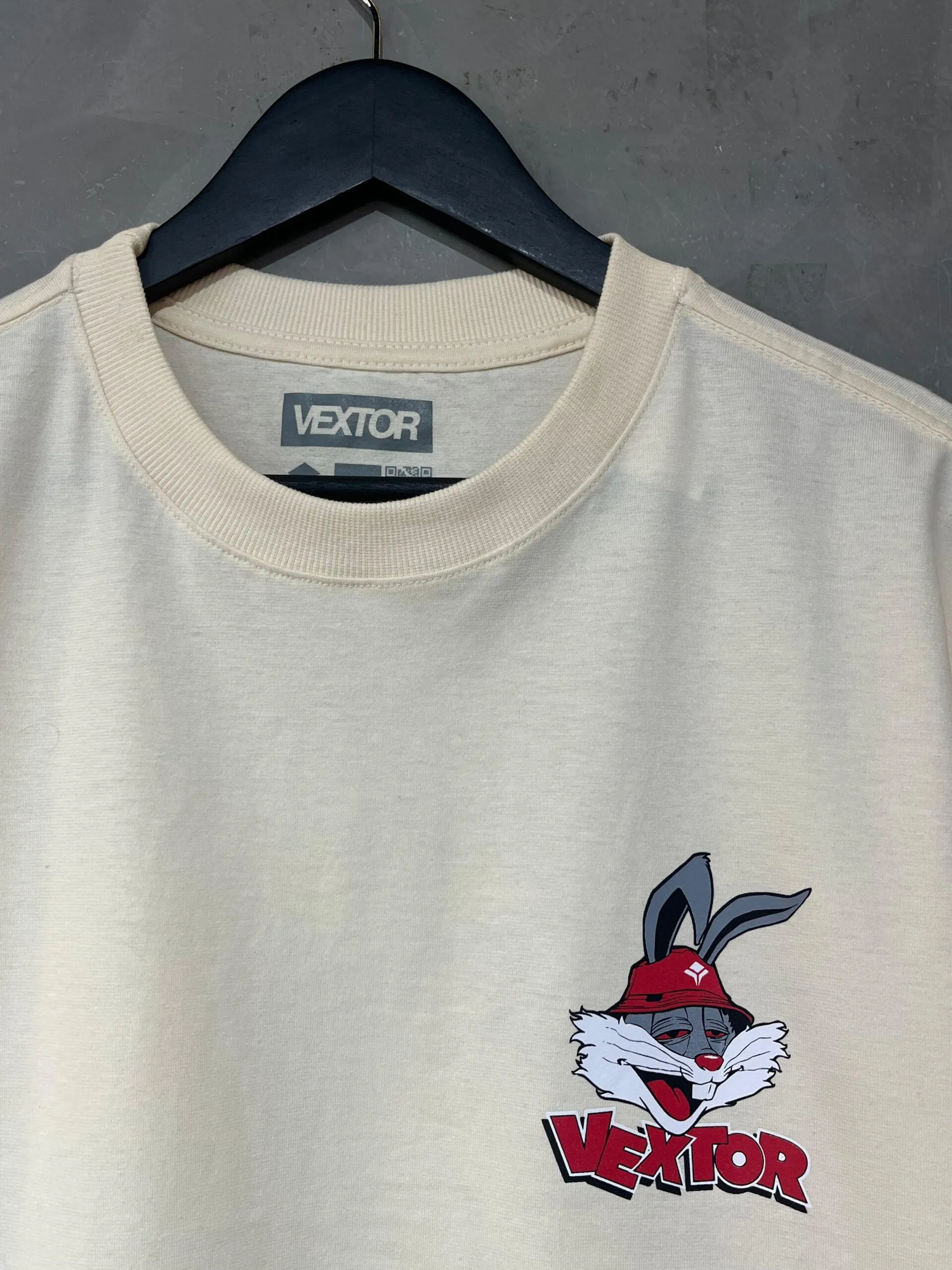 Camiseta Vextor Basic Tunes Off White - Imagem 4