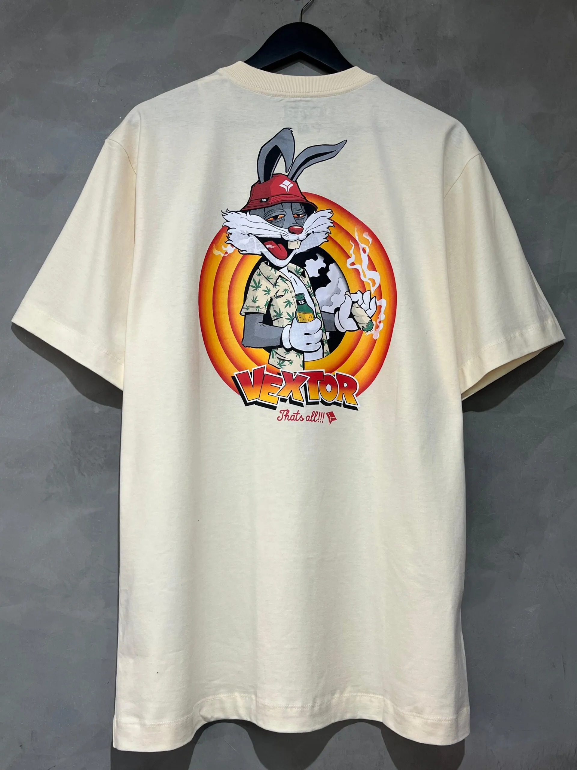 Camiseta Vextor Basic Tunes Off White