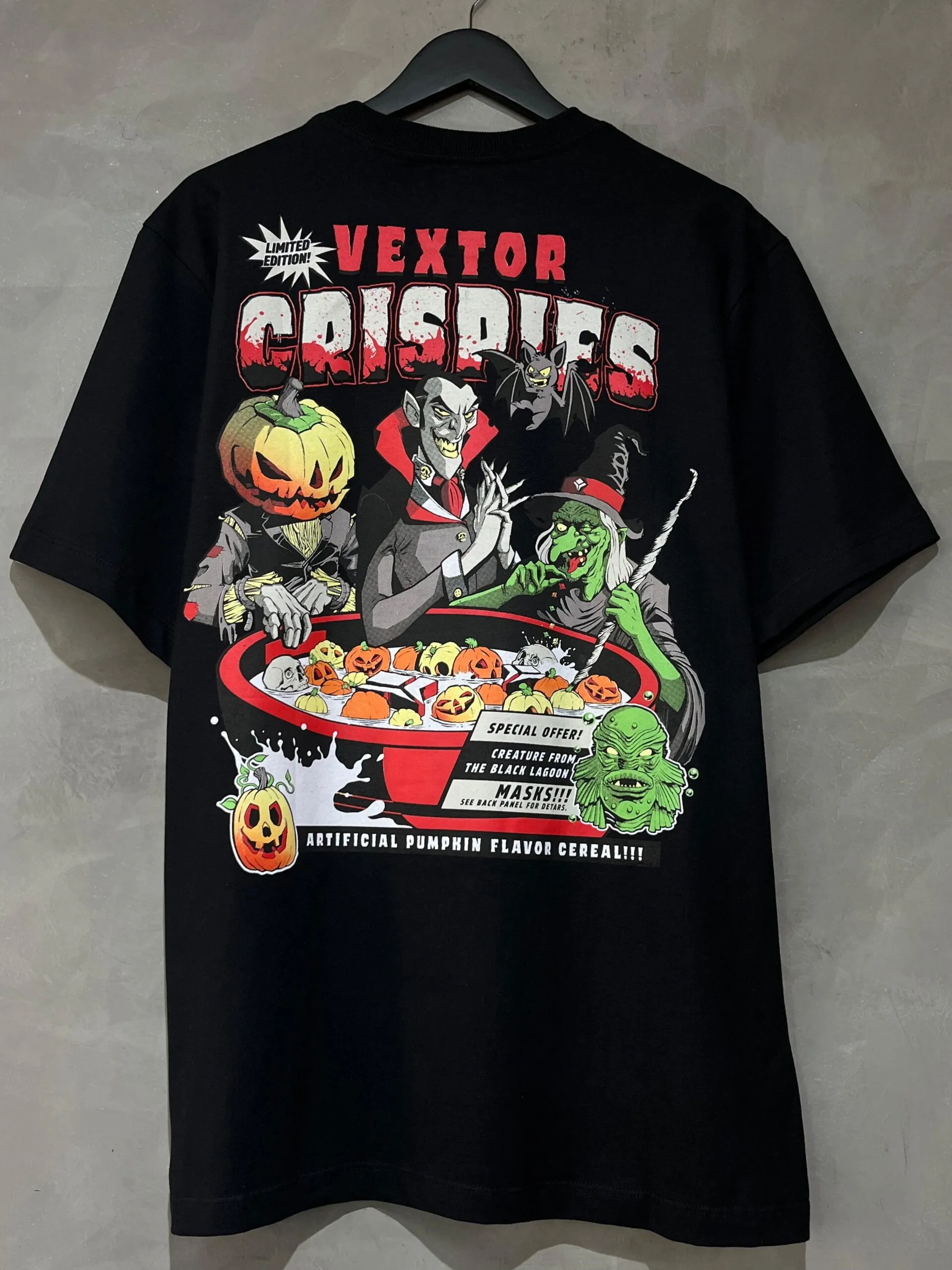 Camiseta Vextor Basic Crispies Preto