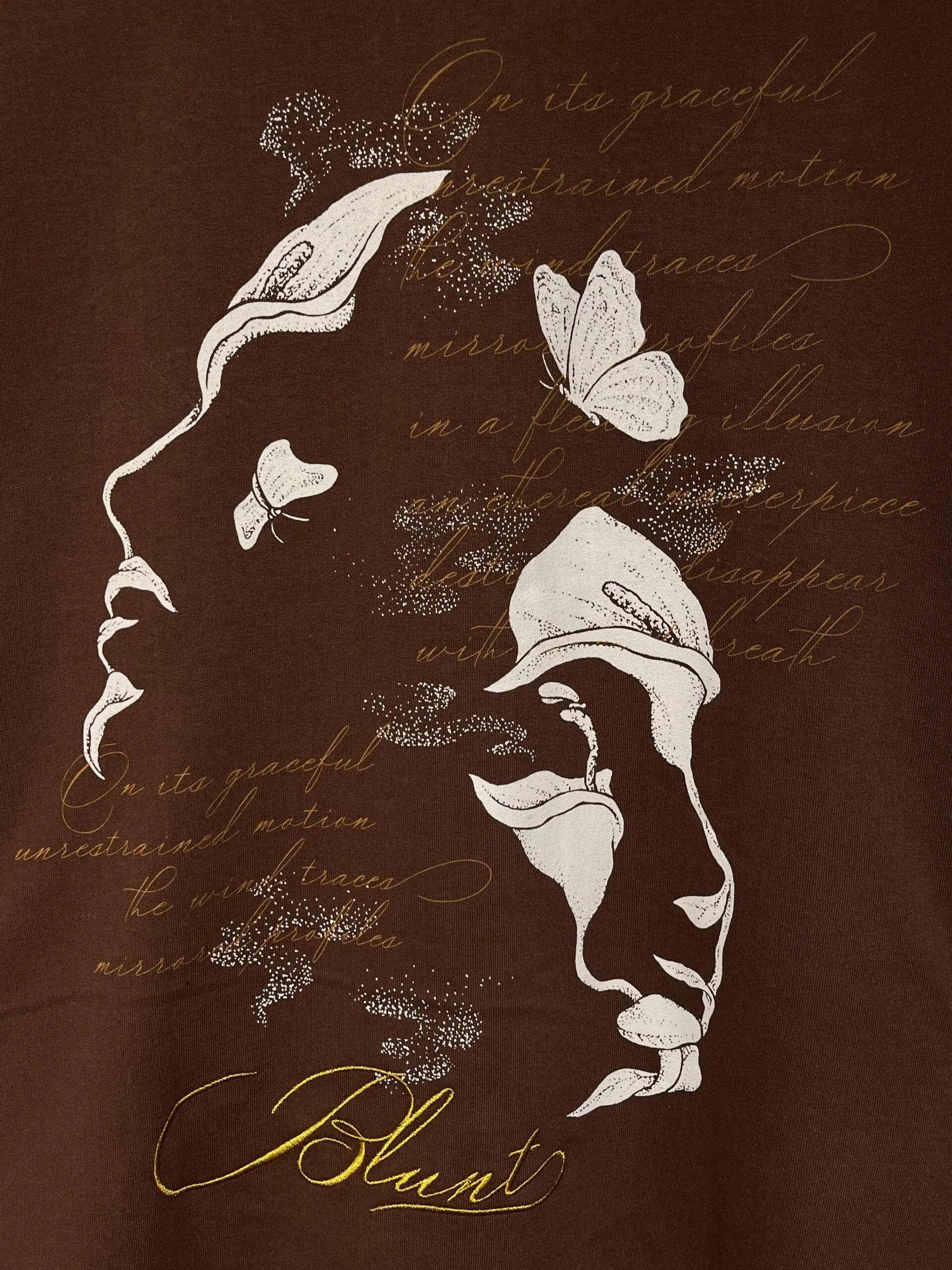 Camiseta Blunt Oversized Pareidolia Marrom - Imagem 4