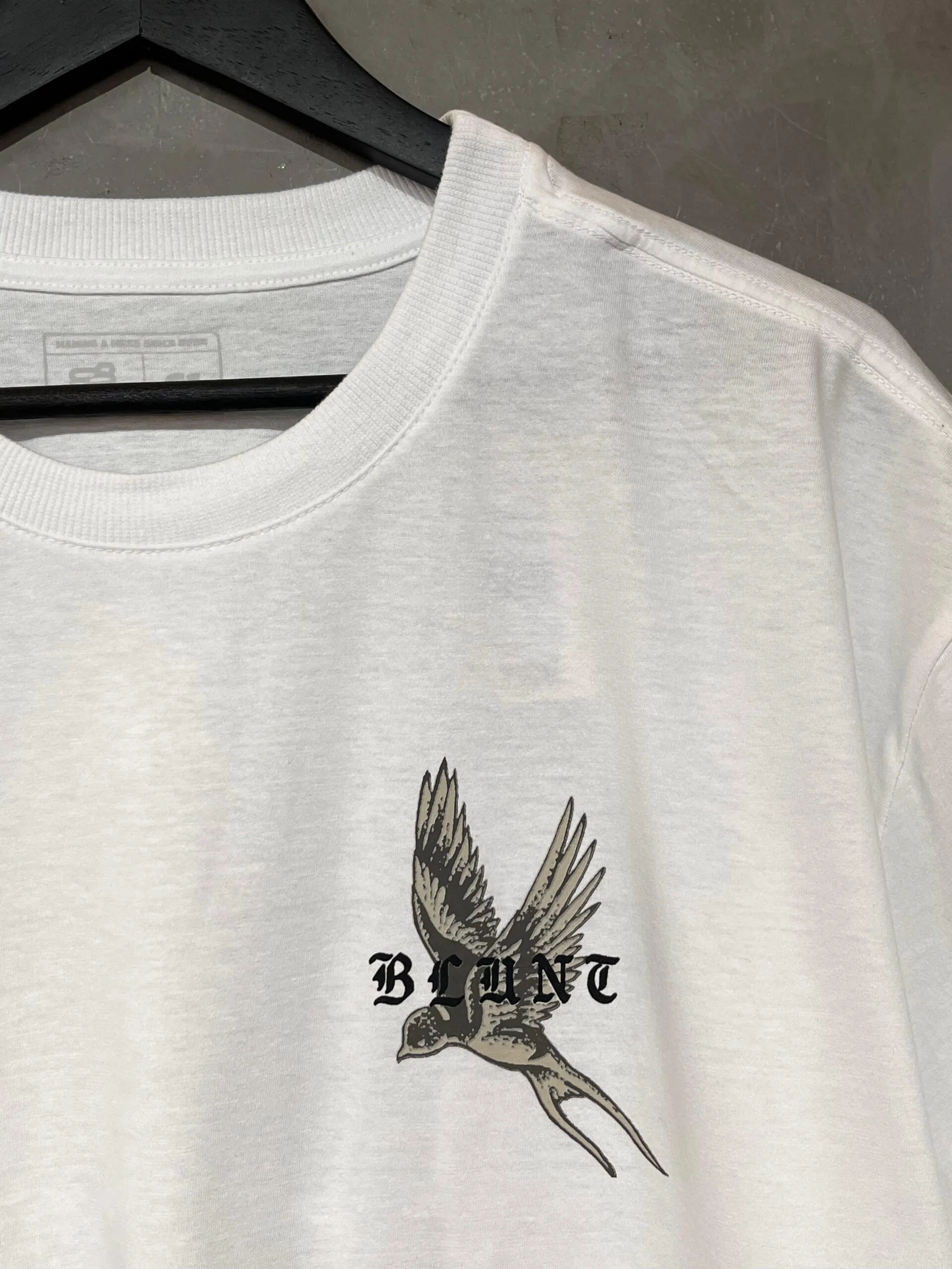 Camiseta Blunt Plus Size Blessed Branco - Imagem 2